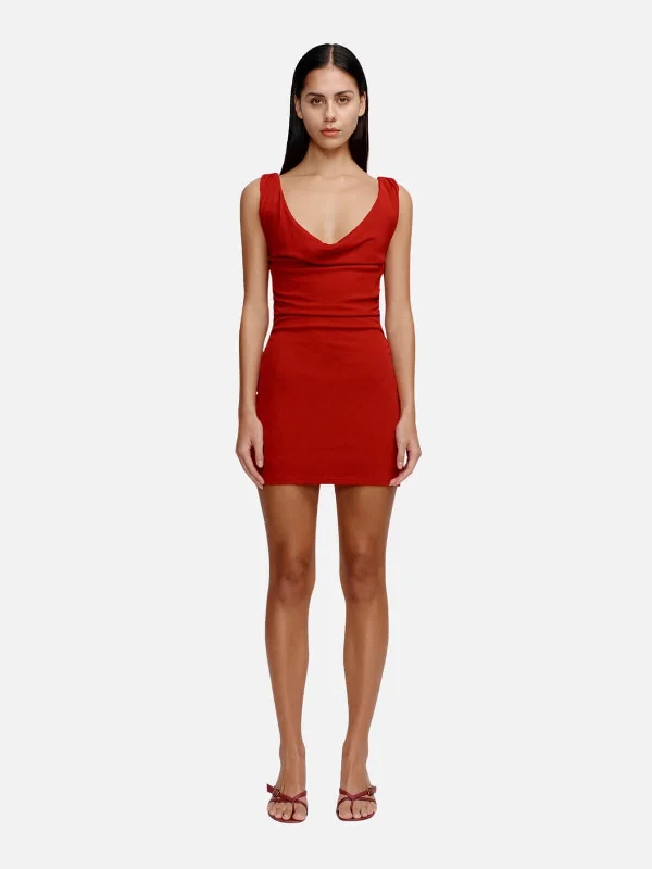 Modern Women’s Apparel Marion Mini Dress - Ruby