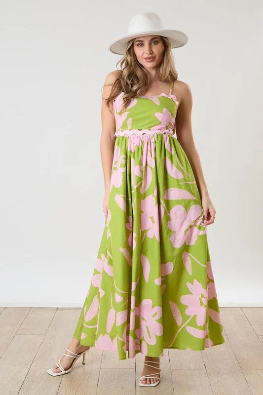 Discover Now Sweet Caroline Ric Rac Floral Maxi