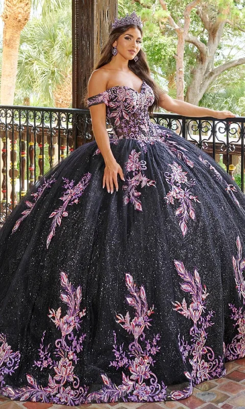 Trendy Attire For Her Quinceanera Collection 26079 - Corset Bodice Lace Applique Ballgown