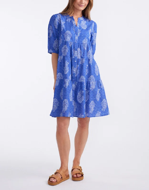 Effortless Chic for Women Marilyn Mini Dress - Shrine Blue