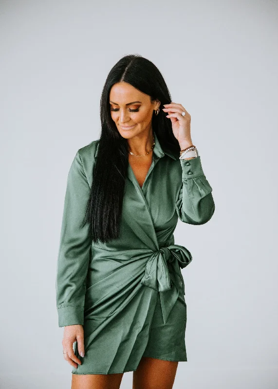 Daily Deals Shey Wrap Mini Dress