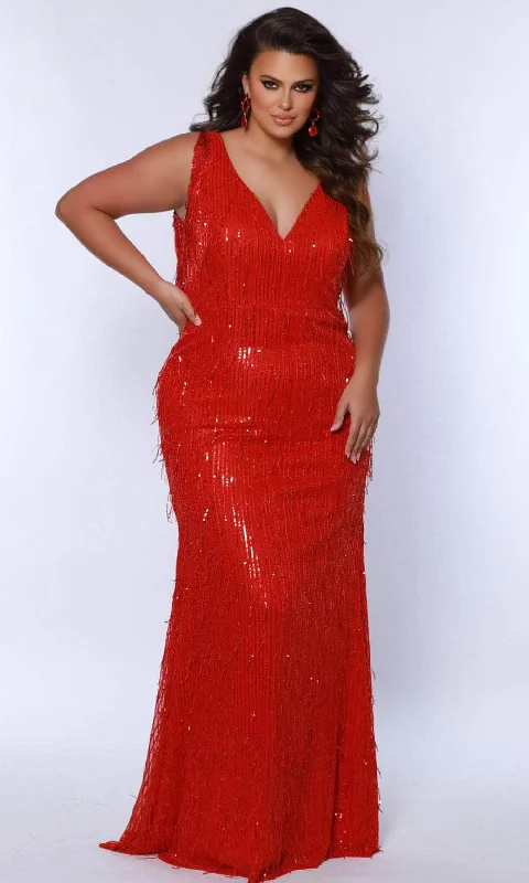 Clothing Sale Sydney's Closet SC7393 - Sequin Sleeveless Evening Gown