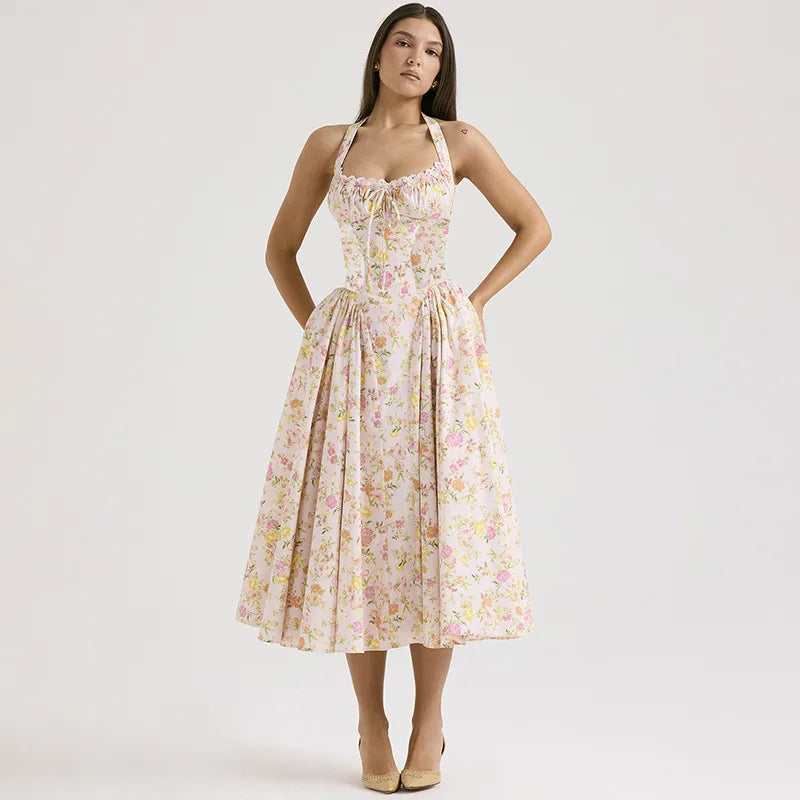 Daily Deals Isolde Floral Midi Dress