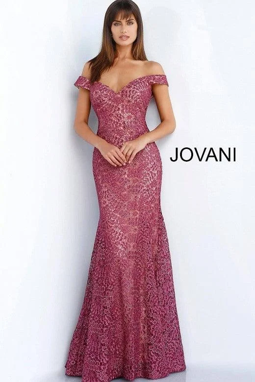 Street Style Fashion Jovani 62021 Prom Long Off Shoulder Evening Dress