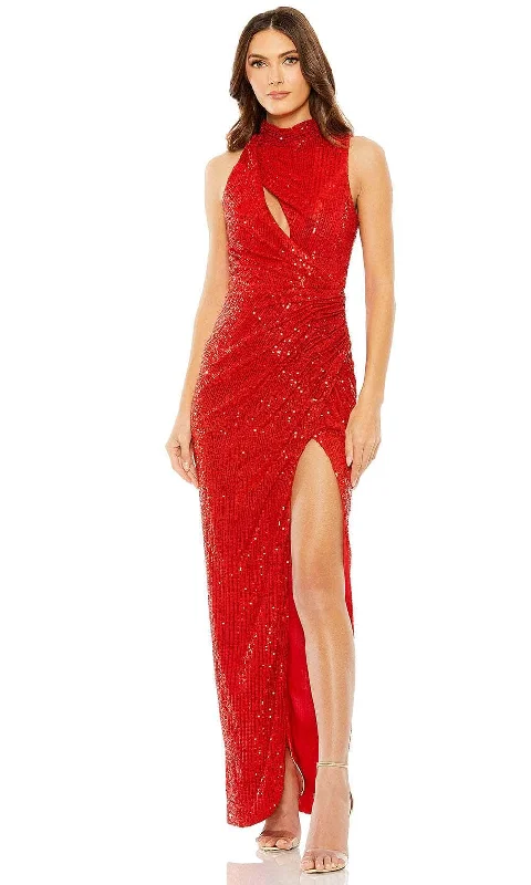 Additional Time-Limited Offers Ieena Duggal 27183 - High Neck Sequin Evening Gown