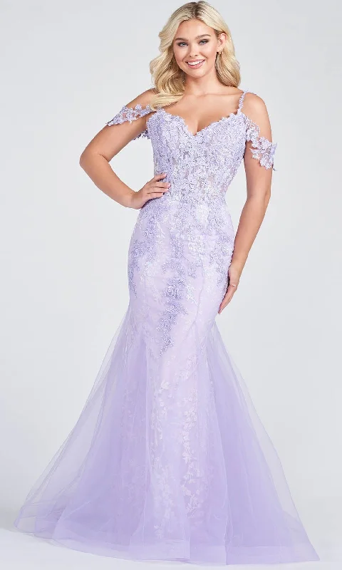 Style Upgrade Mon Cheri EW122065 - Applique Corset Prom Gown