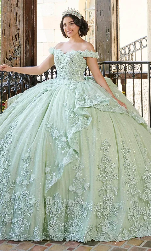 Dive Into Trendy Women's Fashion Quinceanera Collection 26080 - Sweetheart Off-Shoulder Ballgown