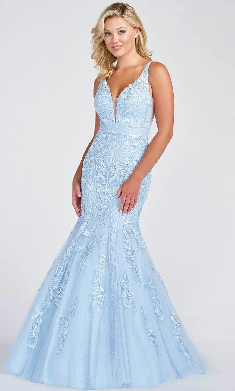 Fashion Forward Ellie Wilde EW122034 - Embroidered Prom Gown