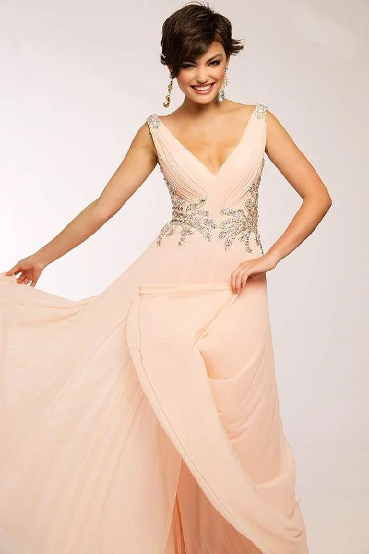 Innovate Your Wardrobe Jovani 99401 Sleeveless Long Prom Dress