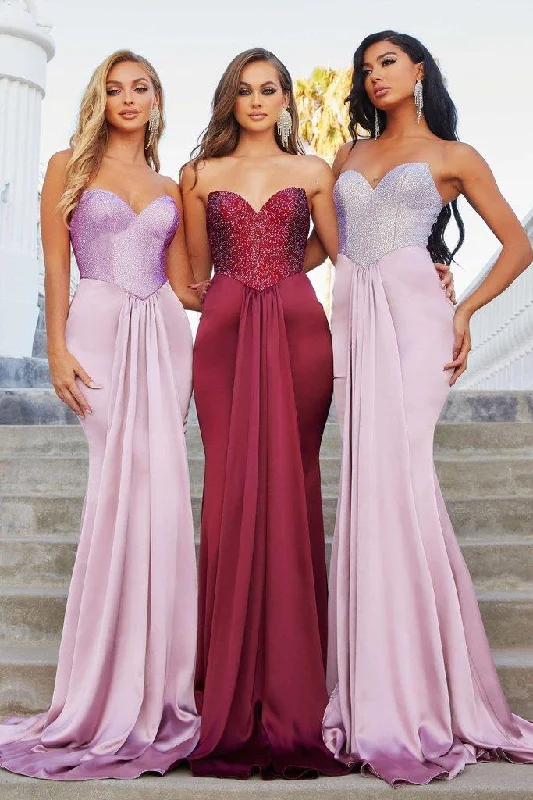 Browse Our Top Products Portia And Scarlett 22230 Strapless Long Gown