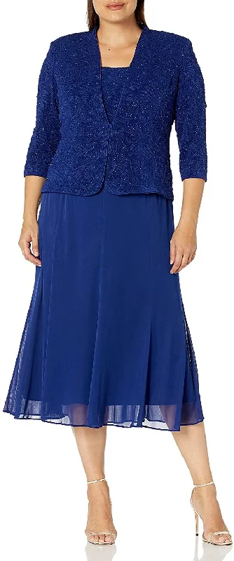 Women’s Stylish Outerwear Alex Evenings AE425828 Formal Dress