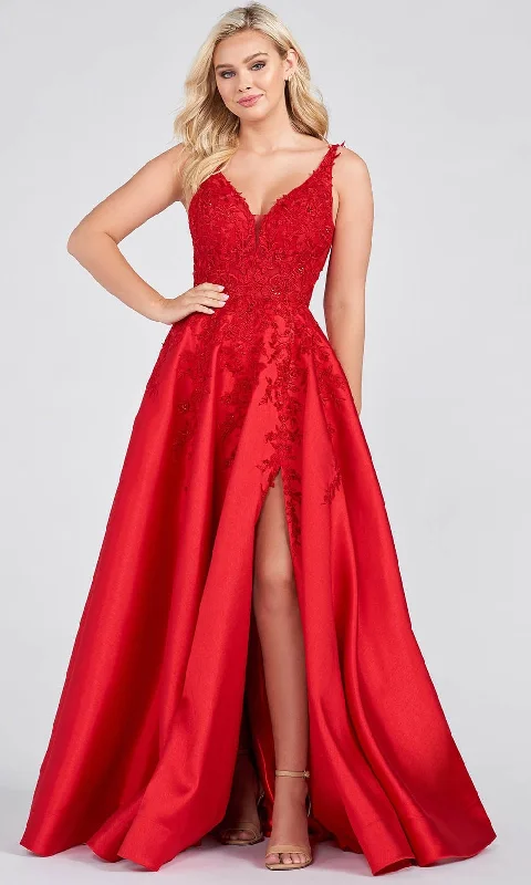 Fashion For Every Occasion Ellie Wilde EW122074 - Sleeveless Ornate Prom Gown