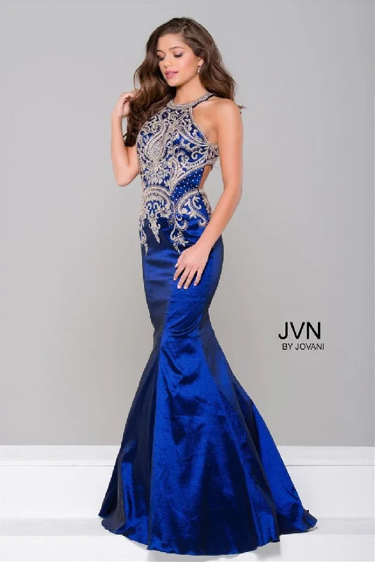 Mega Sale Jovani 41685 Halter Long Mermaid Dress