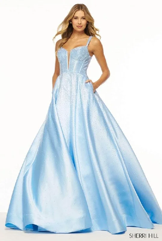 Women’s Clothing for Every Occasion Sherri Hill 56106 - Sleeveless Hot Fix Gown