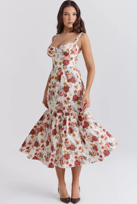 Unbeatable Deals Marielle Floral Midi Dress