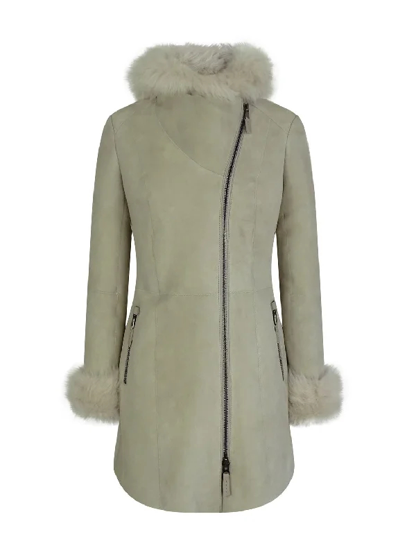 Flash Sale Event Toscana Sheepskin Suede Hood Jacket