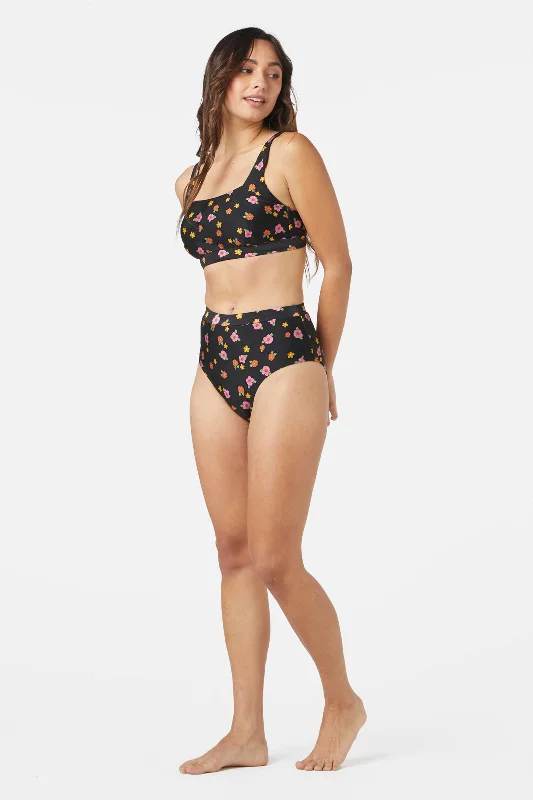 Relaxed Style Petal High Bikini Bottom