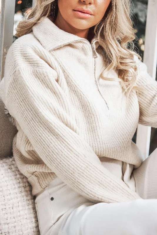 Chic Trends Unveiled Merete Knit - Beige