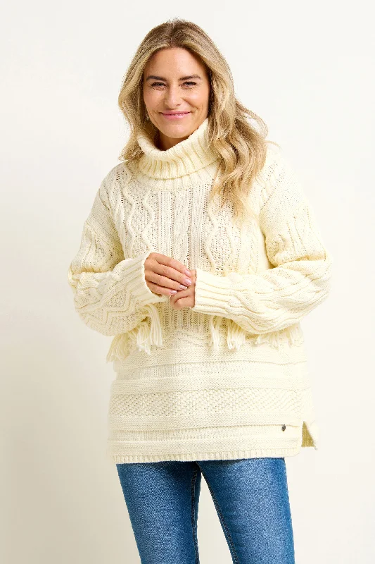 Online Clothing Stores Alba Tassel Knitted Jumper