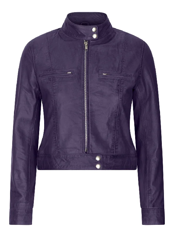 Luxe Women's Fashion Leather Biker Jacket