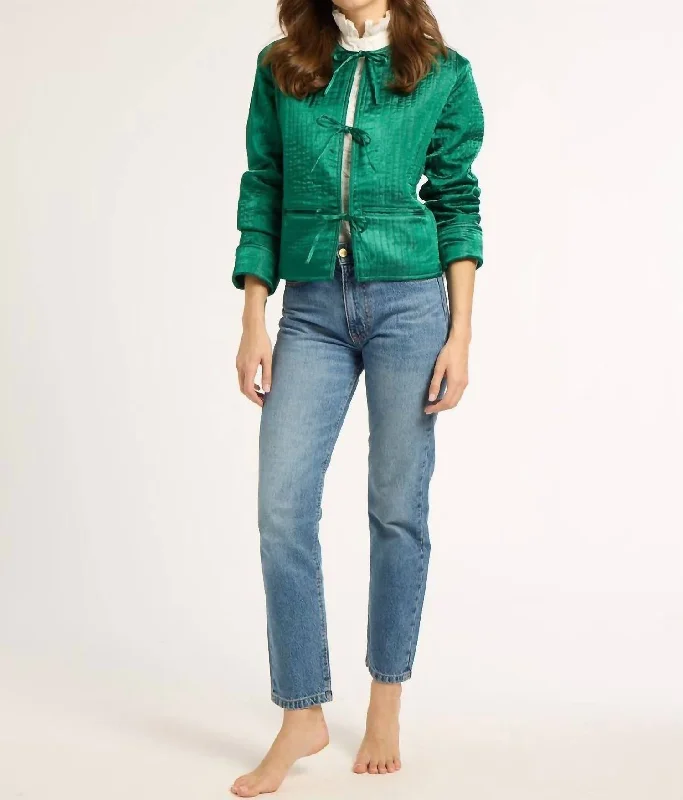 Exclusive Sale Sylvie Jacket In Emerald