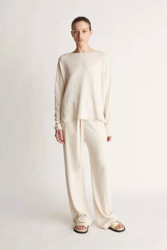 Big Savings Cotton Cashmere LS Boxy Knit