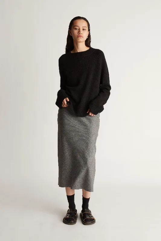 Premium Fashion Cashmere Relaxed Crewneck