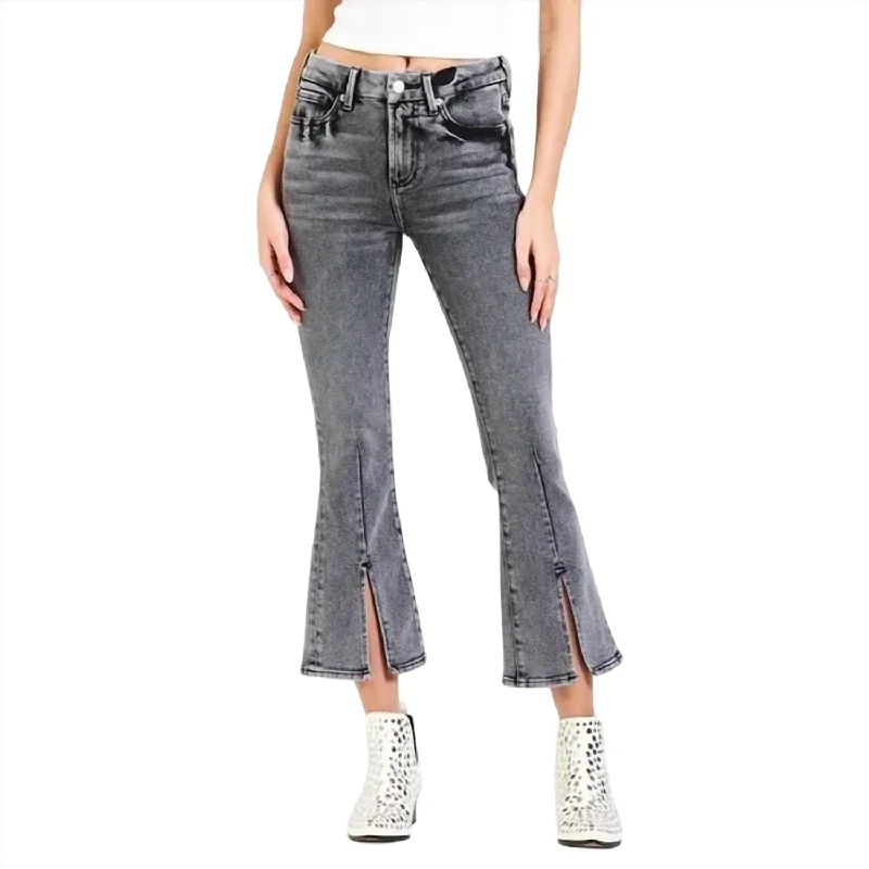 Mega Sales Jeanne Super High Rise Cropped Flare Jeans In Standford