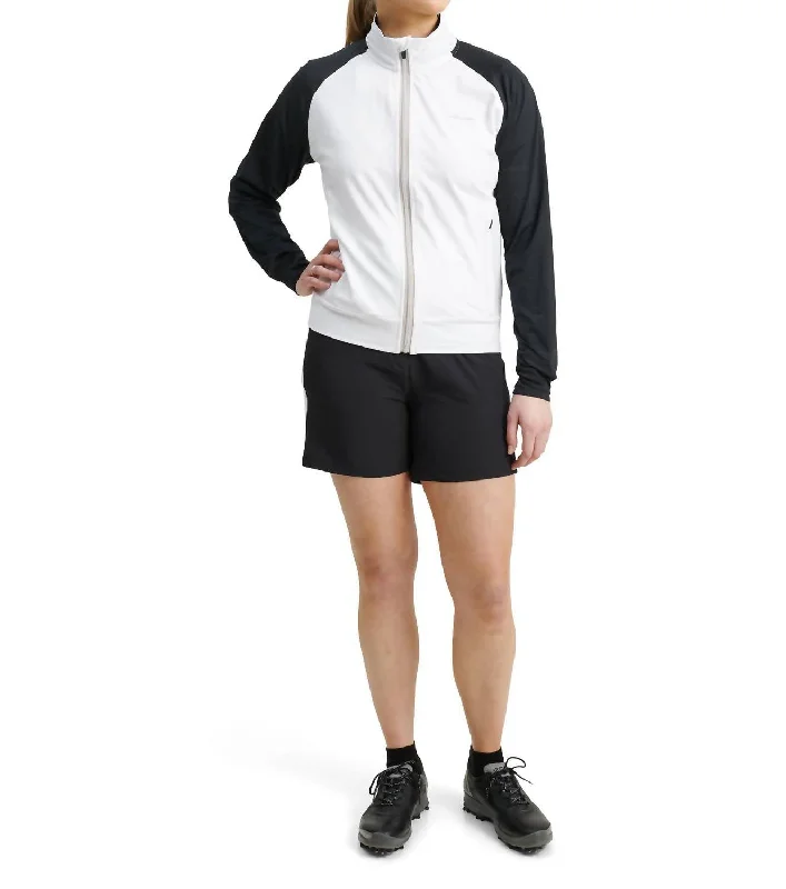 Clothes Of Woman Women Kinloch Midlayer Jacket In White Black