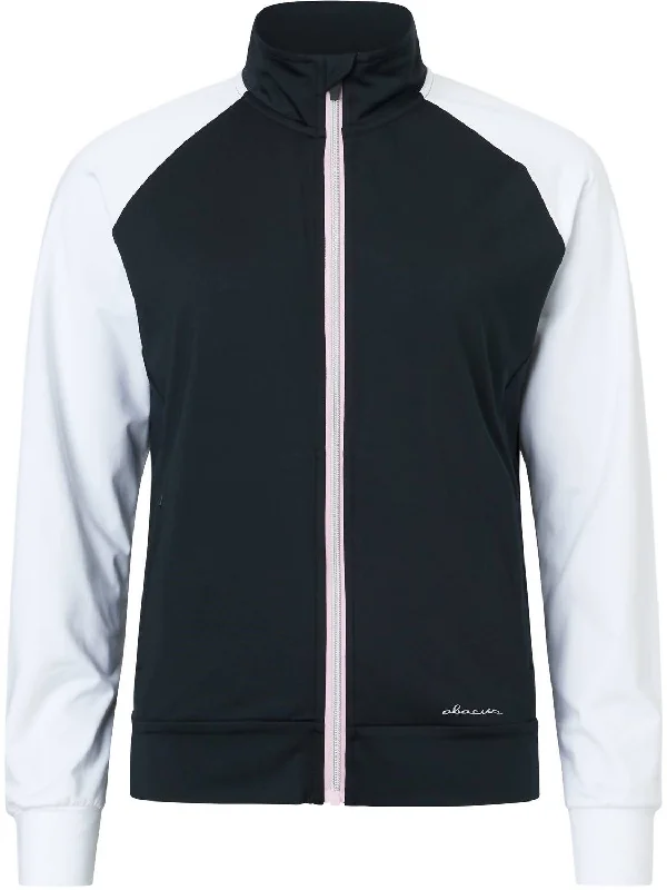 Clothes Woman Women Kinloch Midlayer Jacket In Black White