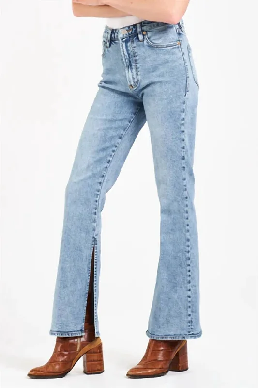 Luxury Women’s Clothing Paris Super High Rise Bootcut Jeans In Topanga