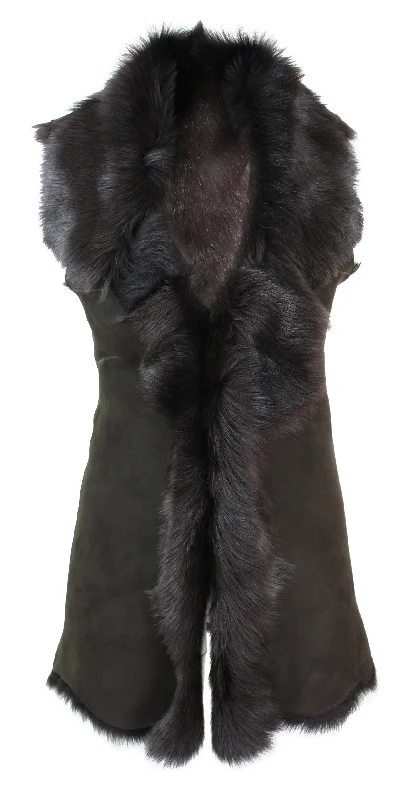 Holiday Gift Guide Sale Toscana Shearling Sheepskin Waistcoat