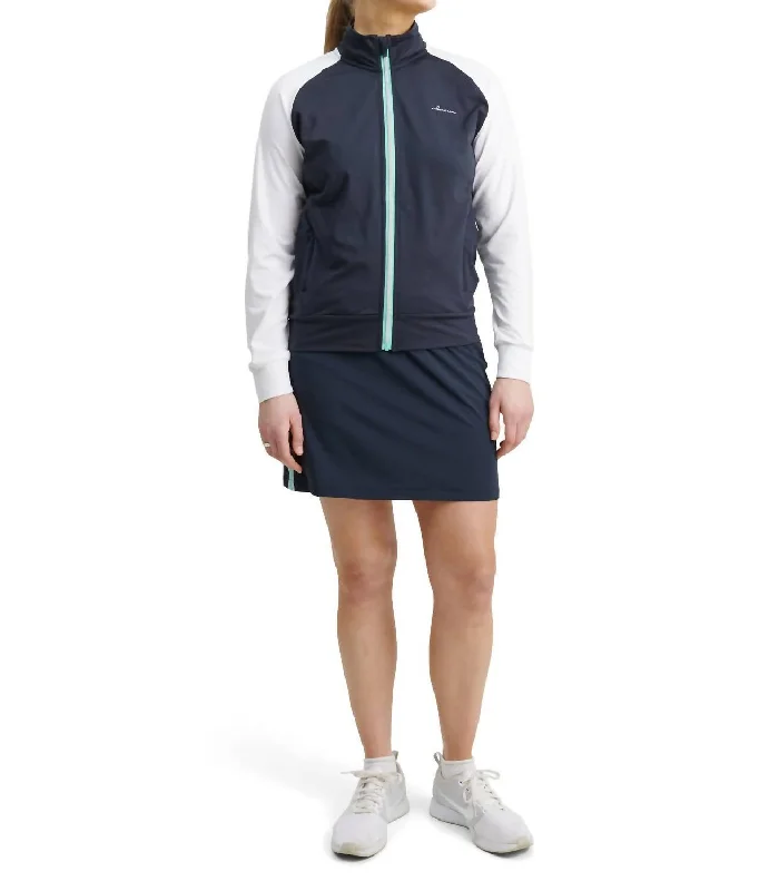 Women Wear Boutique Women Kinloch Midlayer Jacket In Navy White