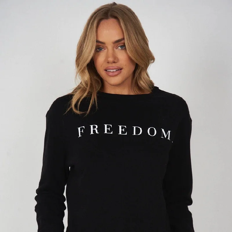 Stylish Savings Freedom Sweater - Black